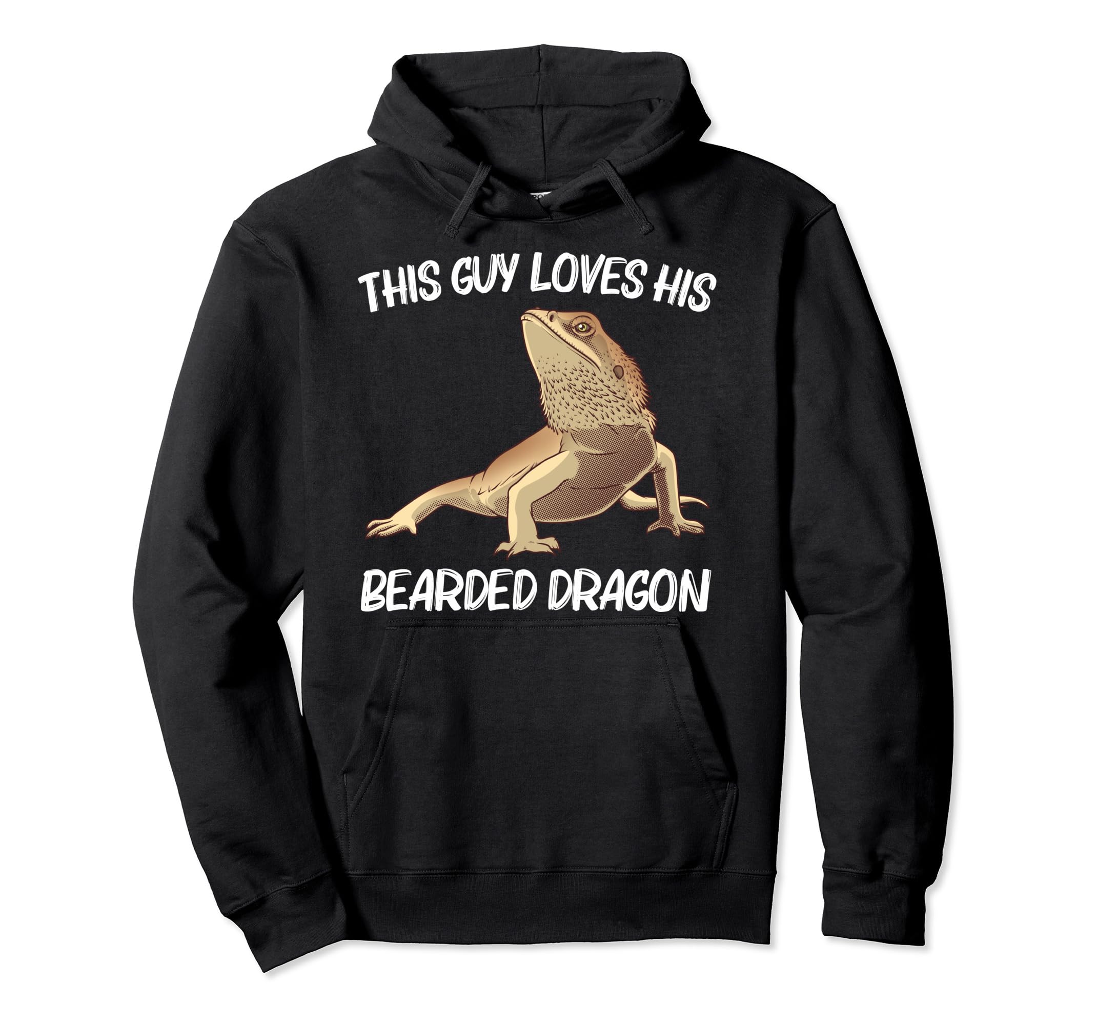 Funny Bearded Dragon Dad Lizard Hoodie - Fun Novelty Design for Adults - T-Shirt, Sweatshirt, Hoodie