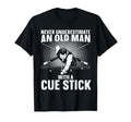 Best Pool Art Grandpa Billiard Player Pool T-Shirt - Graphic Print Unisex - T-Shirt, Sweatshirt, Hoodie