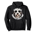 Bearded Collie Dad Funny Super Rad Dog Hoodie - Minimalist Print Men Women - T-Shirt, Sweatshirt, Hoodie