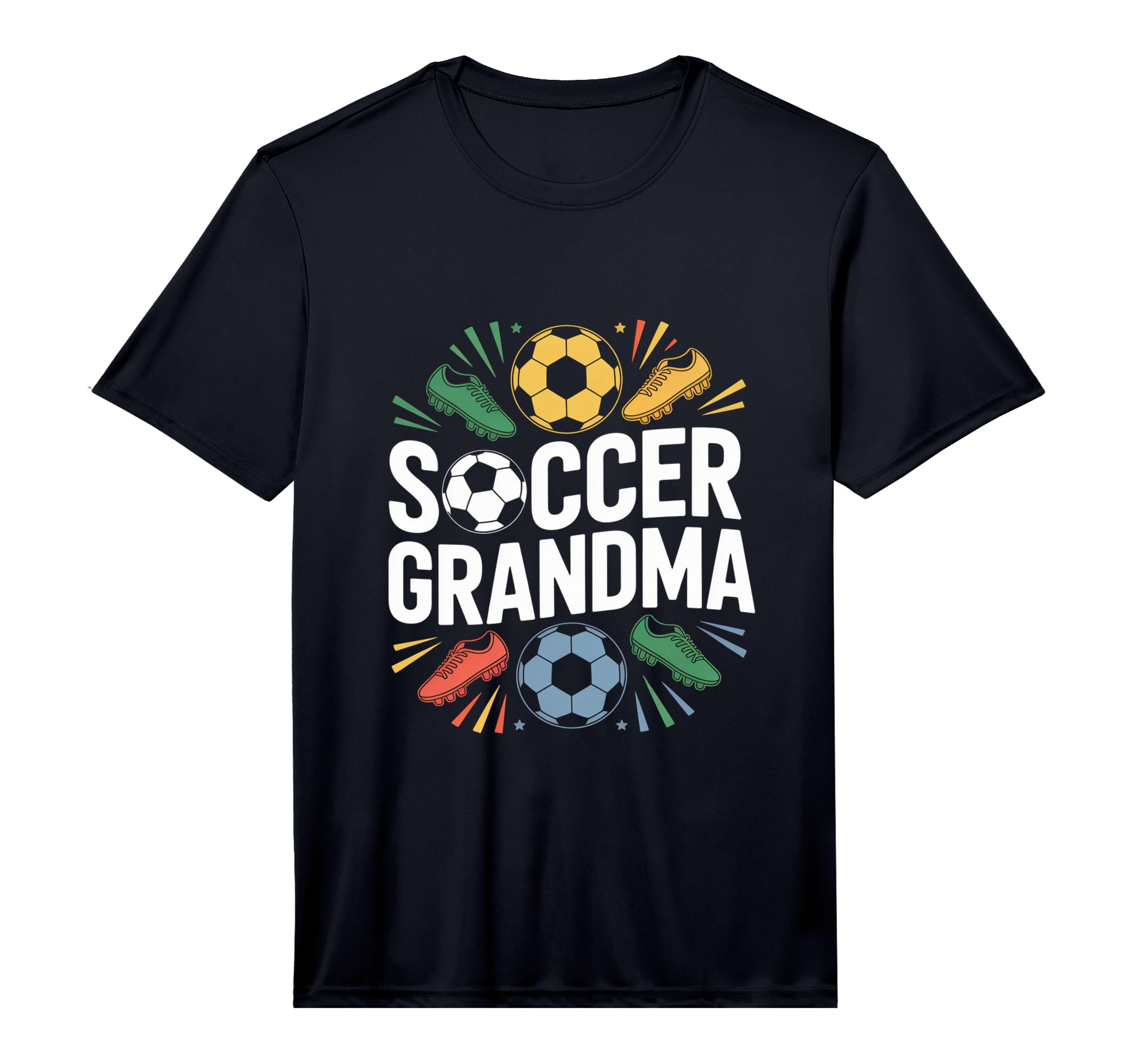 Mens Soccer Grandma Bold Sporty T-Shirt - Fun Novelty Design for Adults - T-Shirt, Sweatshirt, Hoodie