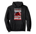 Trucker Husband Dad Funny Truck Driver Hoodie - Unique Graphic for Adults - T-Shirt, Sweatshirt, Hoodie