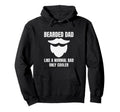 Fathers Day Funny Beard Hoodie - Custom Art Print Men Women - T-Shirt, Sweatshirt, Hoodie