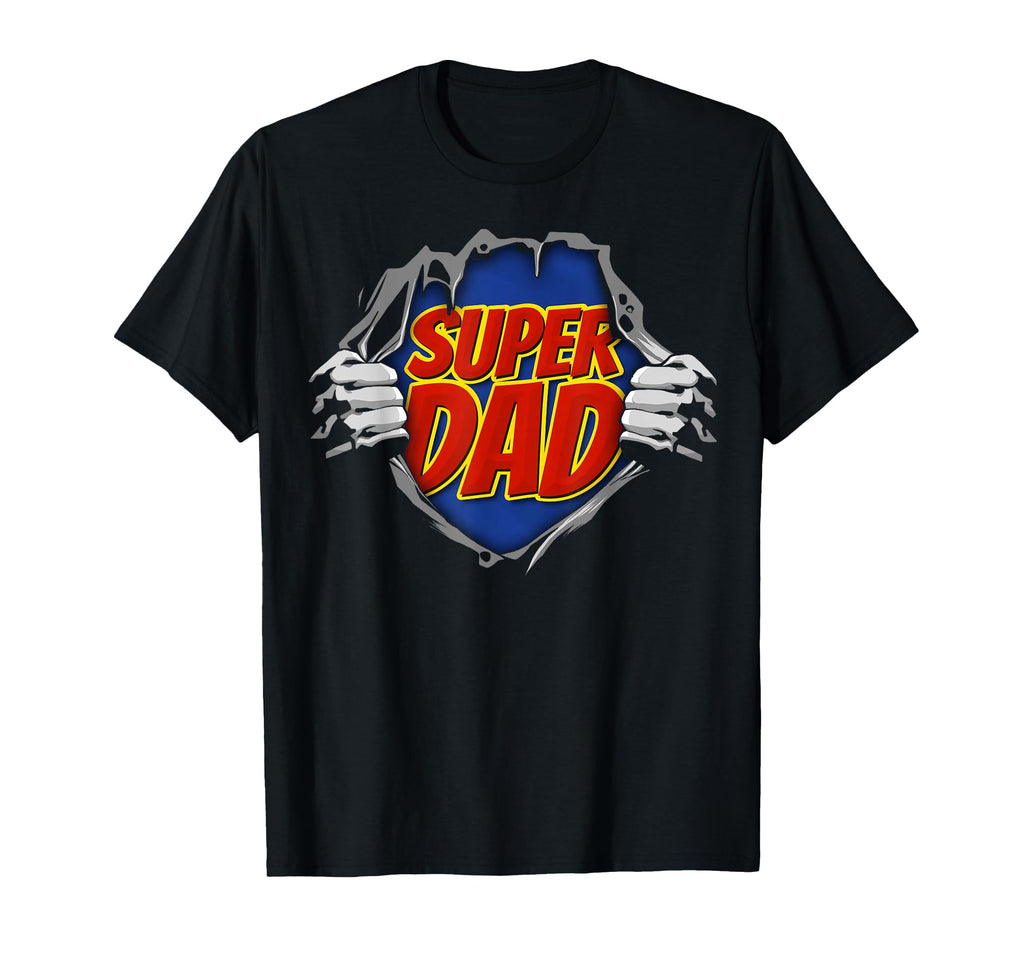 Fathers Day Award Super Dad Hero T-Shirt - Casual Everyday Wear for Adults - T-Shirt, Sweatshirt, Hoodie