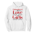 Outnumbered But I Love My Dad Hoodie - Graphic Print Unisex - T-Shirt, Sweatshirt, Hoodie