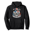 Papa Bear Funny Fathers Day Usa American Hoodie - Minimalist Print Unisex - T-Shirt, Sweatshirt, Hoodie