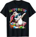 Funny Dabbing Bunny Easter Happy for Boys Girls - Adult & Kids T-Shirts, Sweatshirts & Hoodies apparel design preview 1
