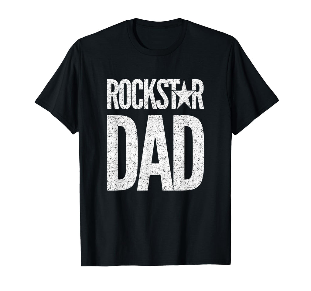 Rockstar Dad Funny Fathers Day Dad Band T-Shirt - Trendy Graphic for Adults - T-Shirt, Sweatshirt, Hoodie