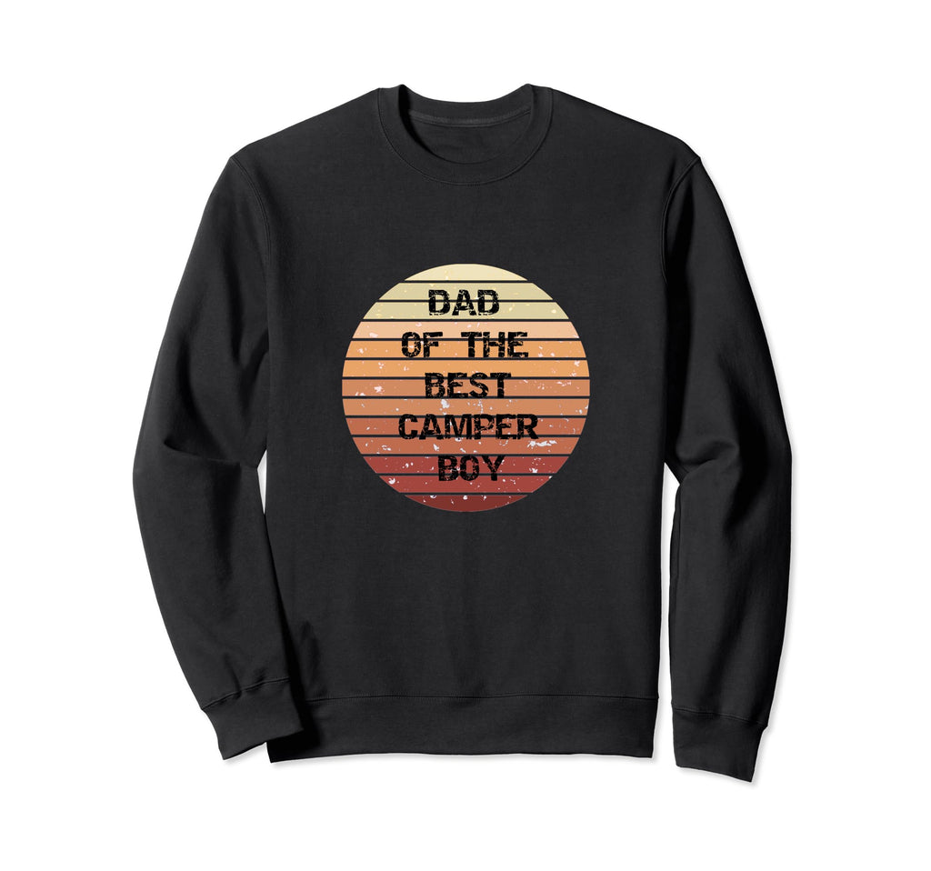 Dad Best Camper Sunset Fun Mens Sweatshirt - Custom Art Print for Adults - T-Shirt, Sweatshirt, Hoodie