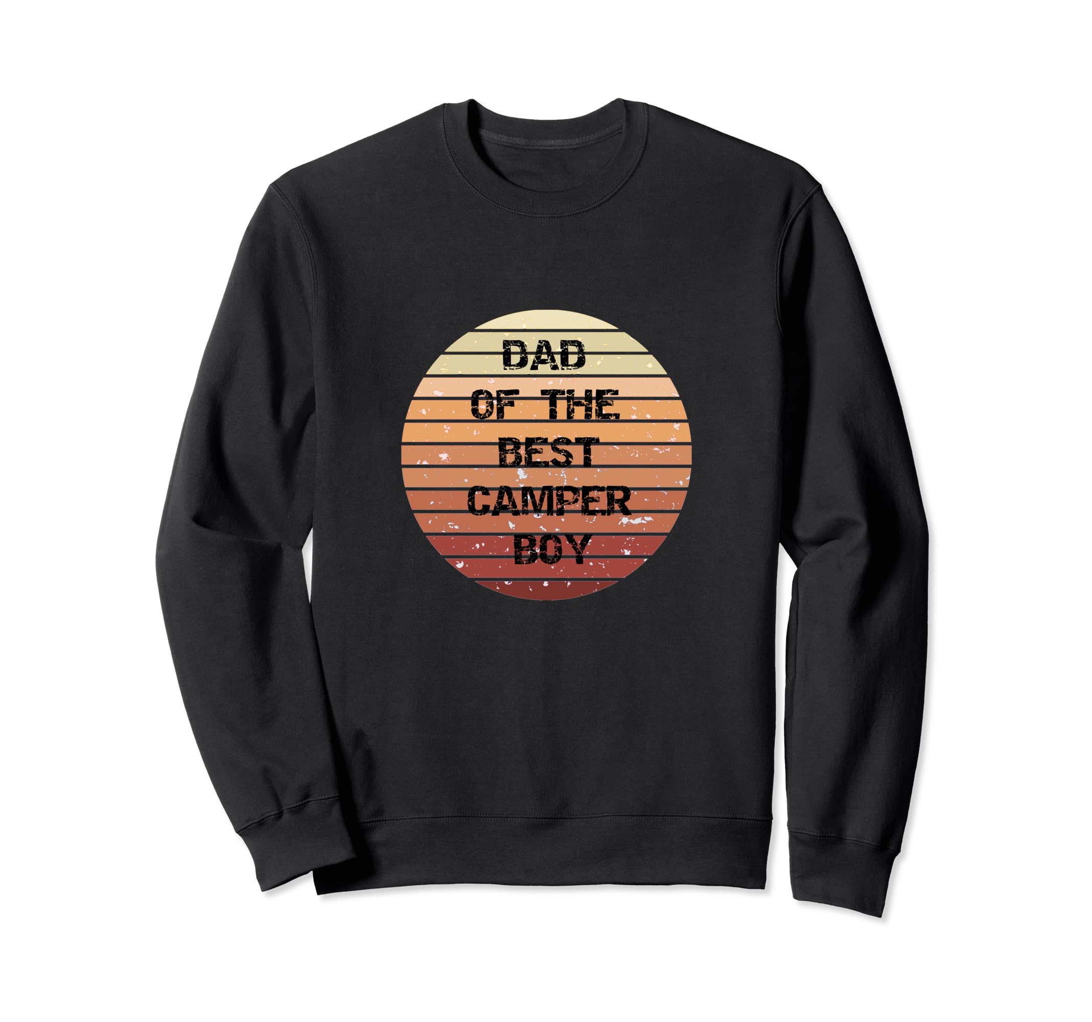 Dad Best Camper Sunset Fun Mens Sweatshirt - Custom Art Print for Adults - T-Shirt, Sweatshirt, Hoodie