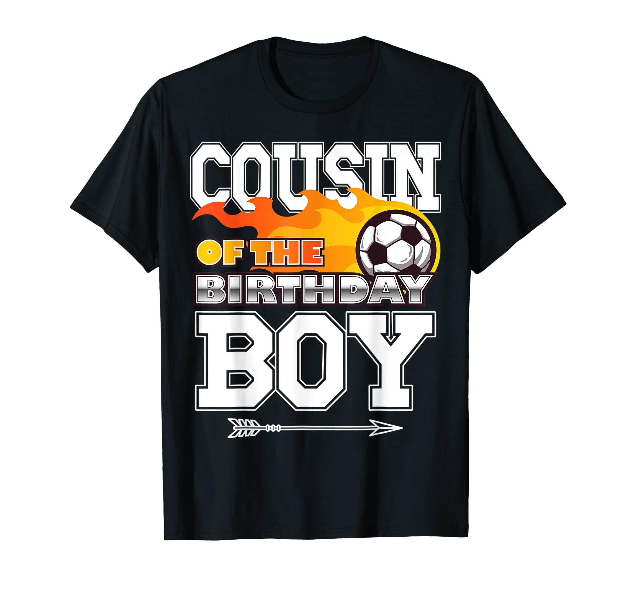Cousin Birthday Soccer Sport T-Shirt - Custom Art Print for Adults - T-Shirt, Sweatshirt, Hoodie