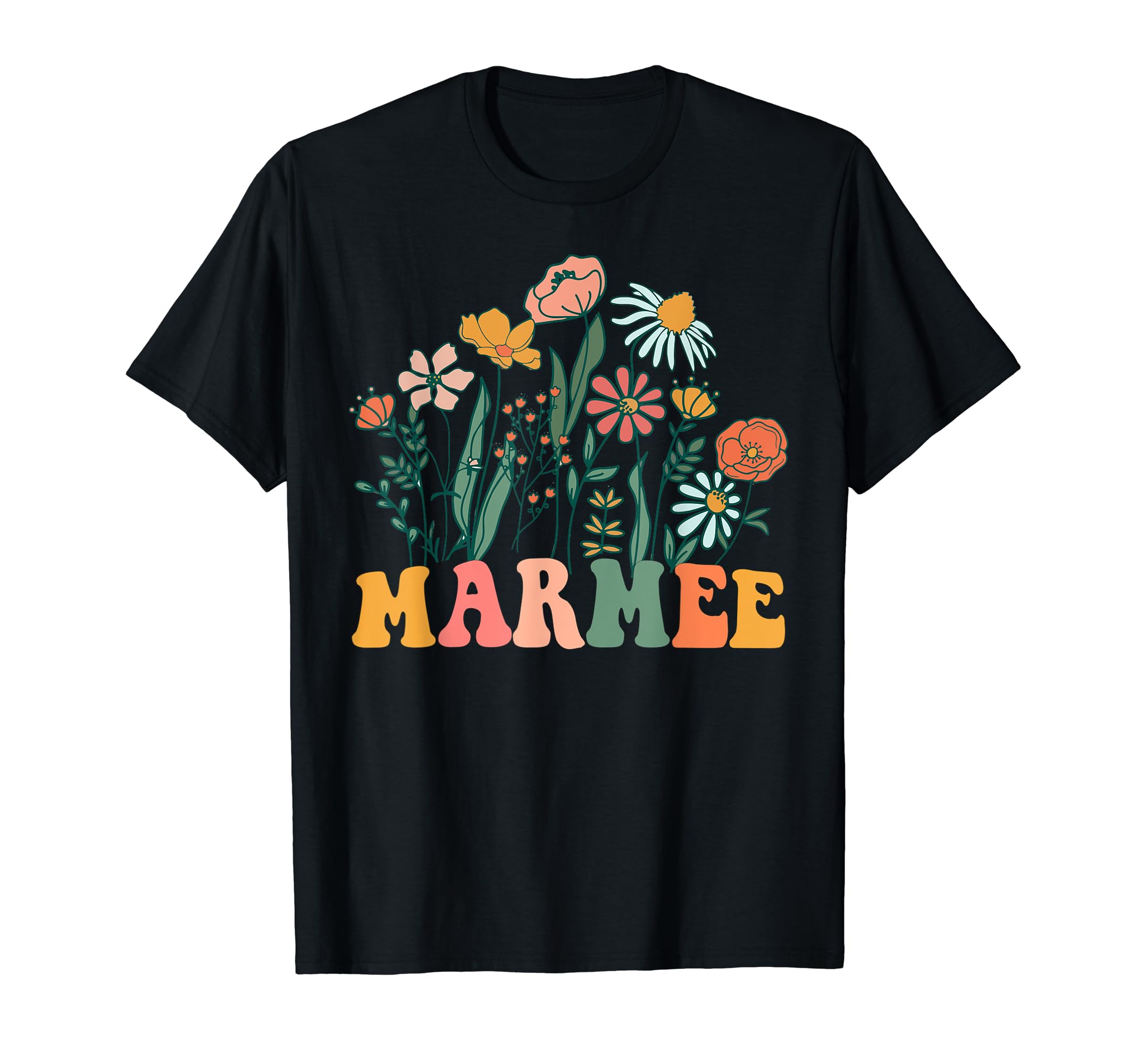 New Marmee Wildflower First Birthday Shower T-Shirt - Unique Graphic Unisex - T-Shirt, Sweatshirt, Hoodie