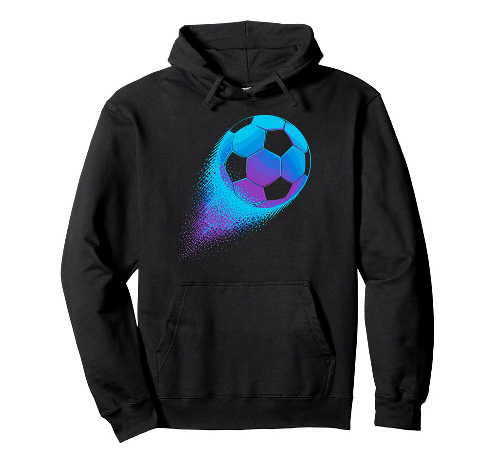 Colorful Splash Art Soccer Football Hoodie - Trendy Graphic for Adults - T-Shirt, Sweatshirt, Hoodie