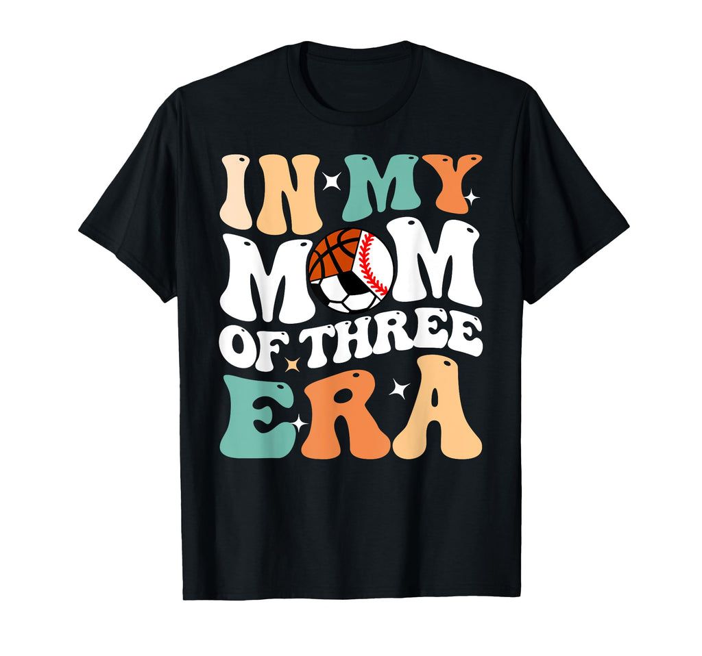 My Mom Three Era Funny Baseball Soccer T-Shirt - Novelty Apparel Unisex - T-Shirt, Sweatshirt, Hoodie