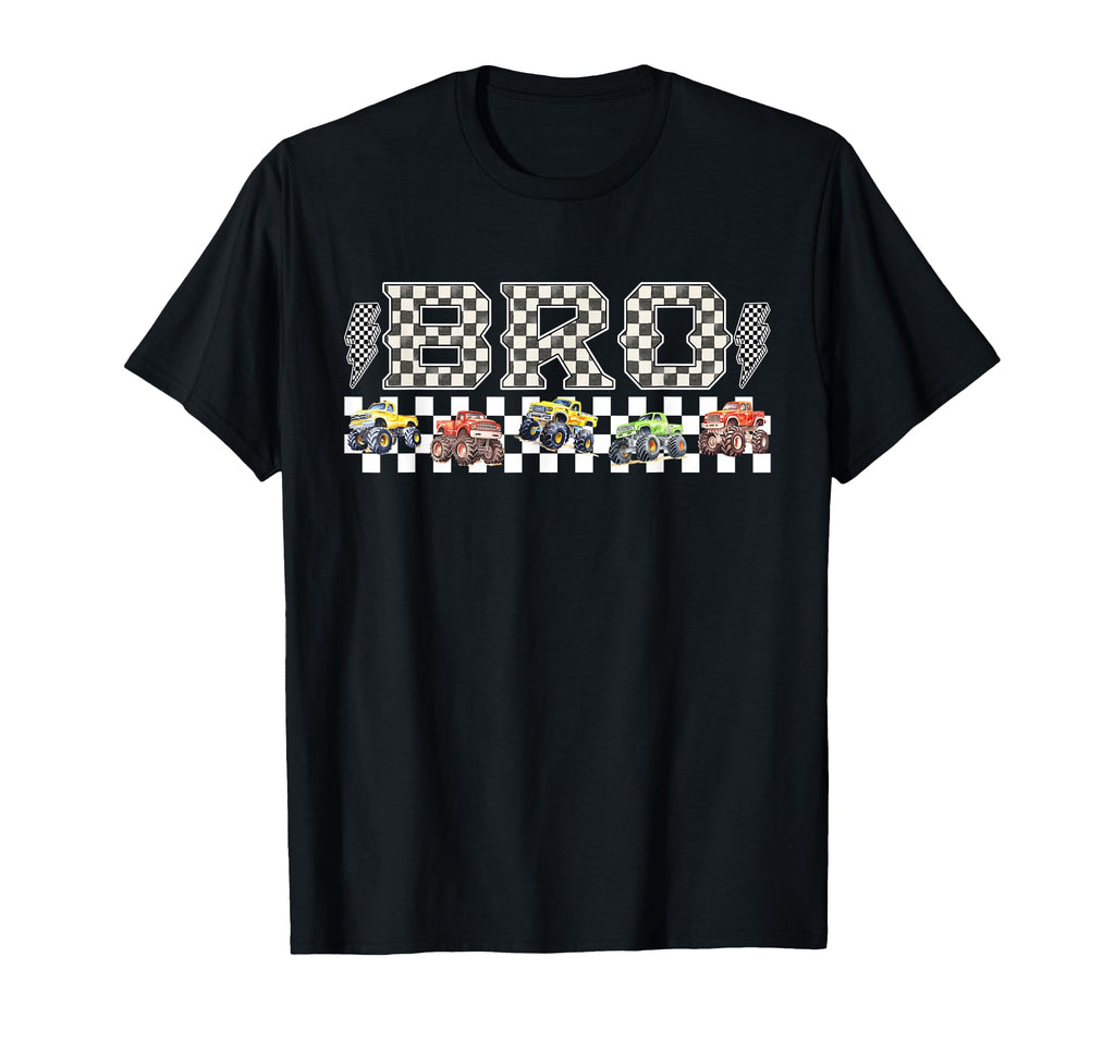 Bro Monster Truck Family Crew Birthday T-Shirt - Novelty Apparel Men Women - T-Shirt, Sweatshirt, Hoodie