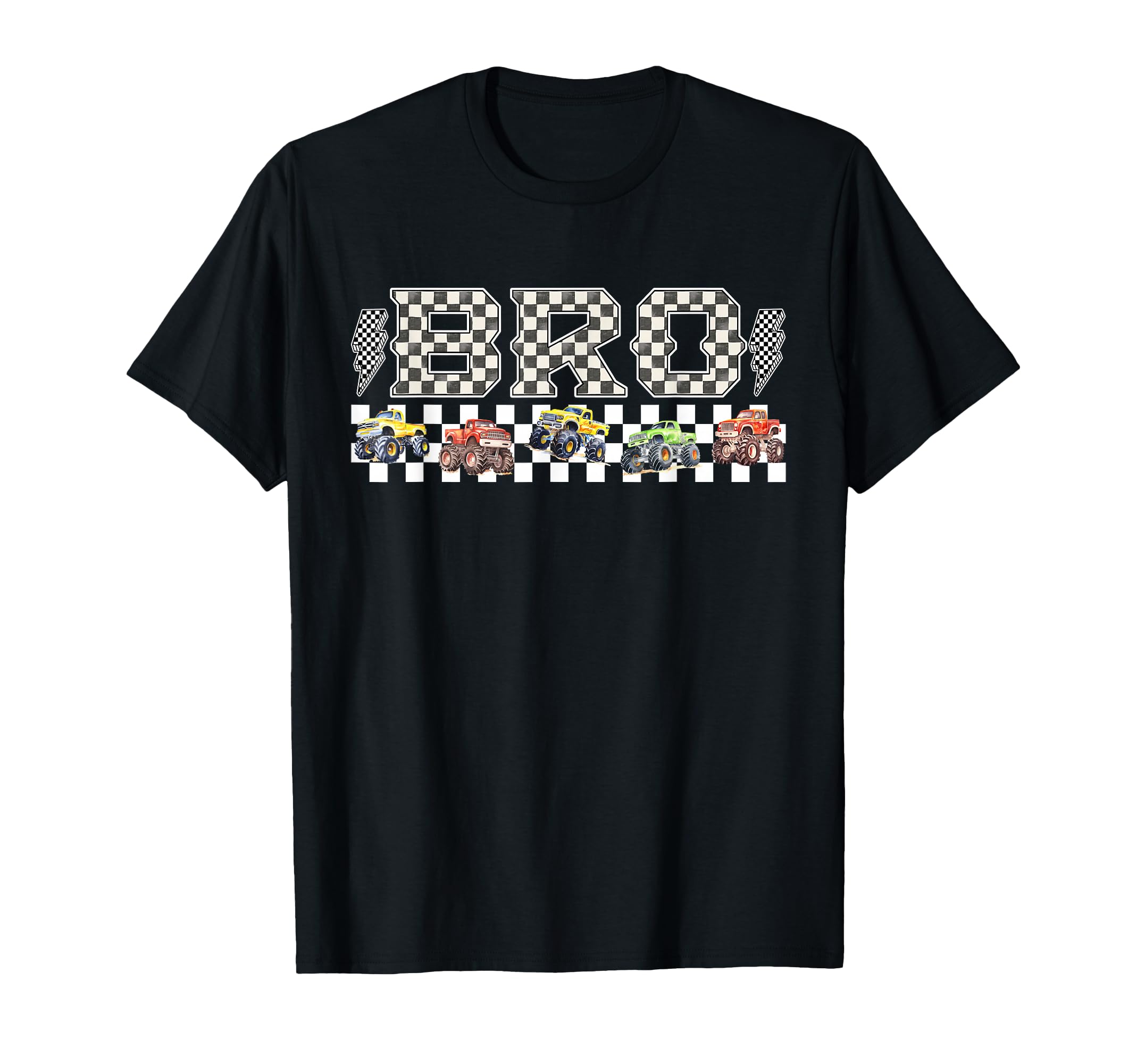Bro Monster Truck Family Crew Birthday T-Shirt - Novelty Apparel Men Women - T-Shirt, Sweatshirt, Hoodie