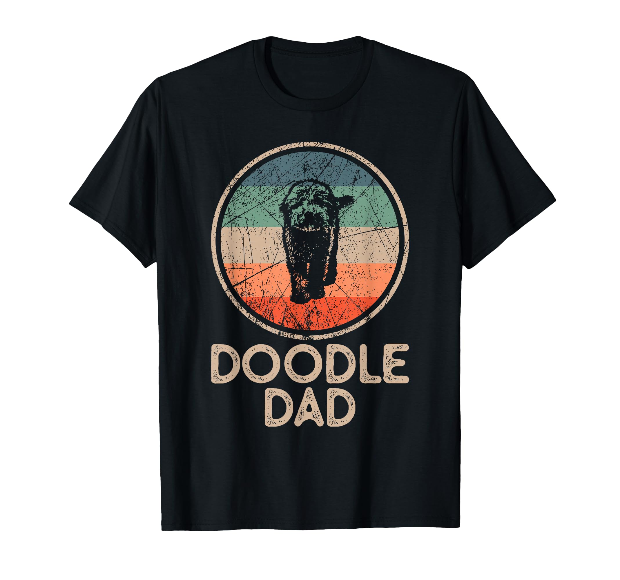 Doodle Dog Doodle Dad Small T-Shirt - Casual Everyday Wear Unisex - T-Shirt, Sweatshirt, Hoodie