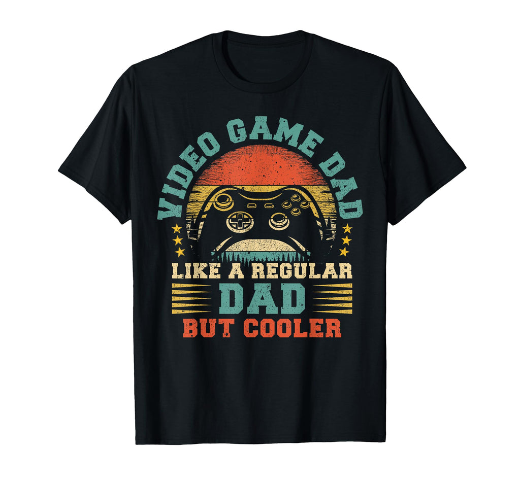Video Game Dad Like Regular Dad Video T-Shirt - Minimalist Print Men Women - T-Shirt, Sweatshirt, Hoodie