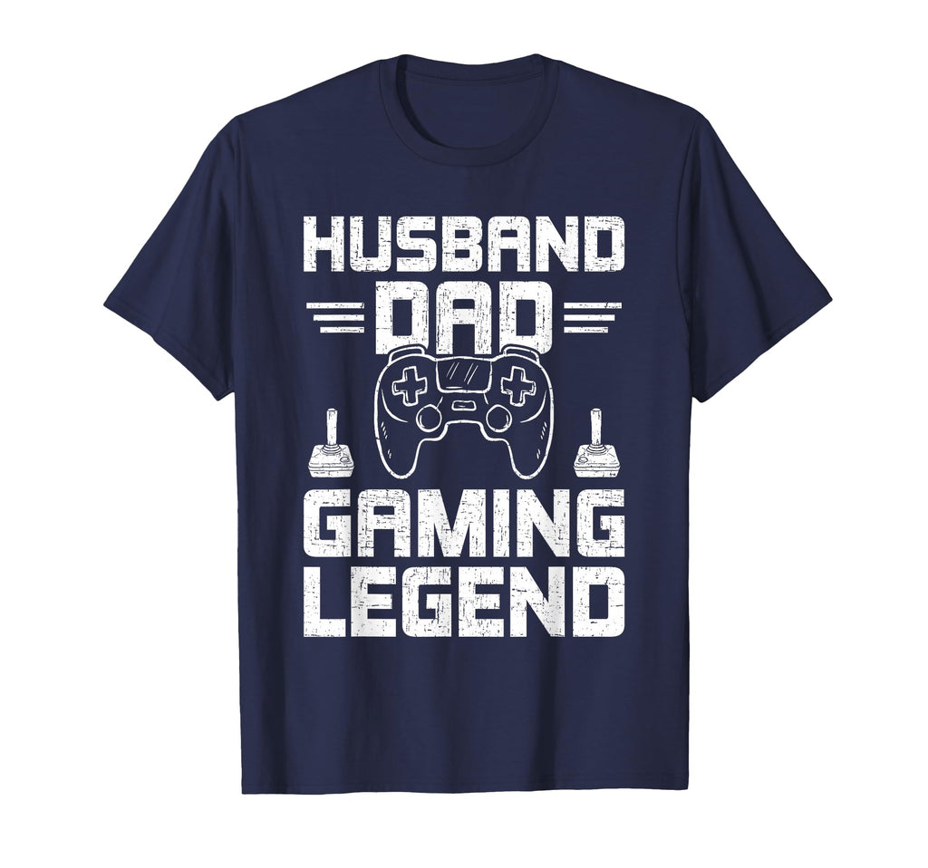 Husband Dad Gaming Legend Video Gamer T-Shirt - Novelty Apparel Men Women - T-Shirt, Sweatshirt, Hoodie