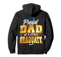 Proud Dad Class 2026 Graduate Senior Hoodie - Aesthetic Graphic for Adults - T-Shirt, Sweatshirt, Hoodie