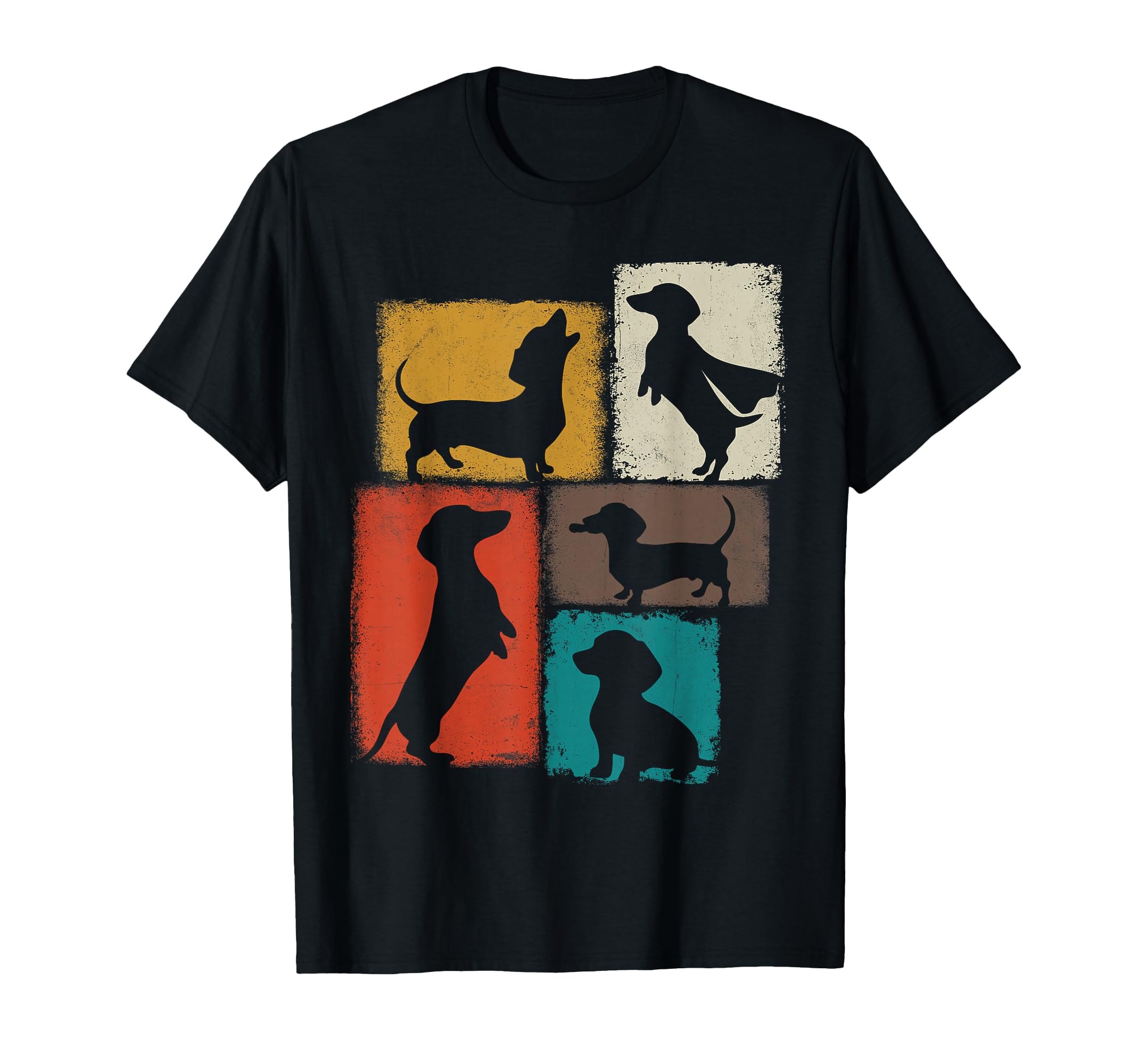 Weenie Collage Dachshund Dad Mom God T-Shirt - Trendy Graphic for Adults - T-Shirt, Sweatshirt, Hoodie
