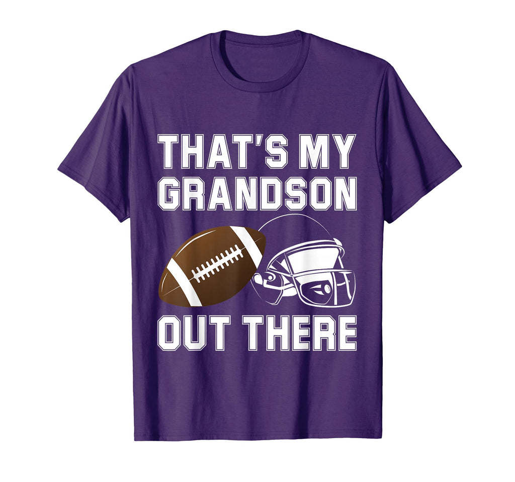 Thats My Grandson Out There Football T-Shirt - Trendy Graphic for Adults - T-Shirt, Sweatshirt, Hoodie