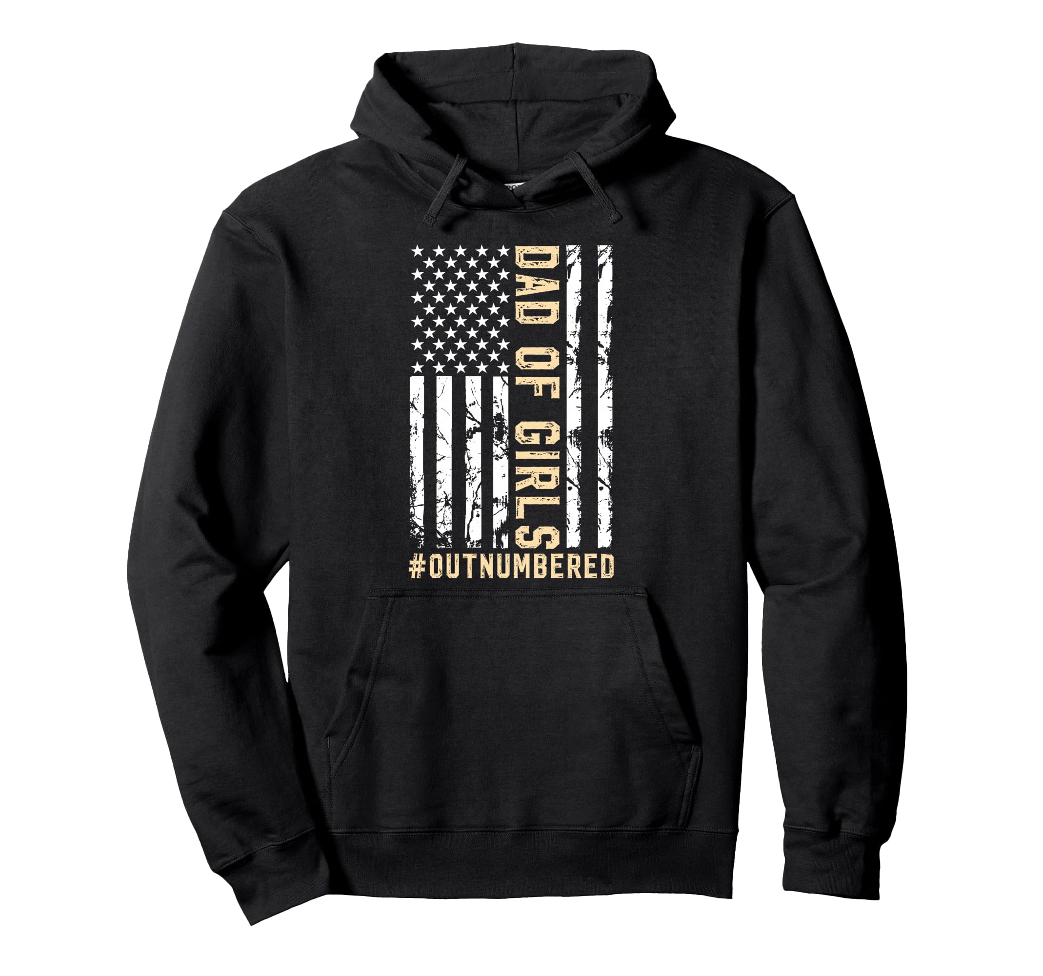 Fathers Day Daddy Dad Outnumbered Hoodie - Fun Novelty Design Unisex - T-Shirt, Sweatshirt, Hoodie