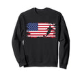 American Flag Soccer Soccer Sweatshirt - Graphic Print Unisex - T-Shirt, Sweatshirt, Hoodie