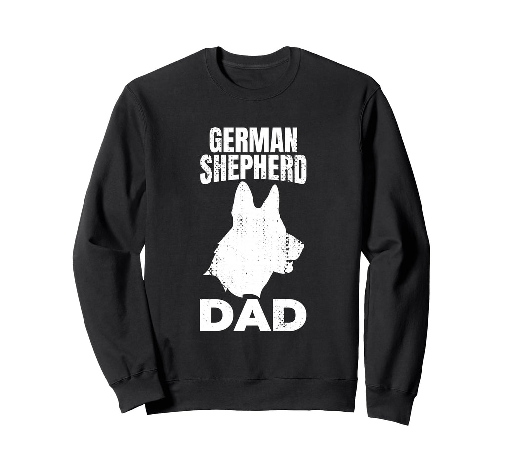 German Shepherd Dad Police Sweatshirt - Aesthetic Graphic for Adults - T-Shirt, Sweatshirt, Hoodie
