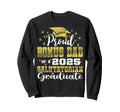 Proud Bonus Dad 2025 Salutatorian Sweatshirt - Unique Graphic for Adults - T-Shirt, Sweatshirt, Hoodie