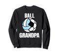 Ball Grandpa Funny Soccer Sweatshirt - Unique Graphic for Adults - T-Shirt, Sweatshirt, Hoodie