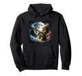 Dachshund Dog Mom Dad Funny 3 Howling Hoodie - Aesthetic Graphic Unisex - T-Shirt, Sweatshirt, Hoodie