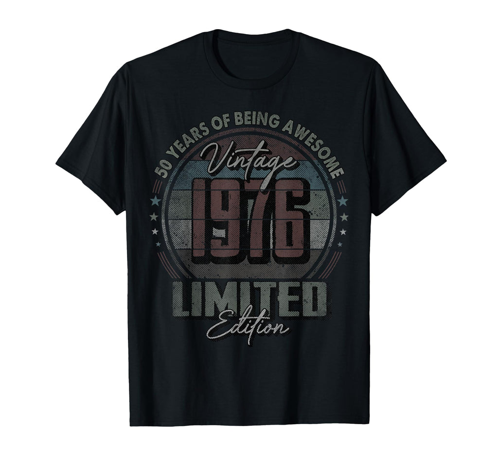 1976 50 Year Old 50Th Birthday T-Shirt - Streetwear Style for Adults - T-Shirt, Sweatshirt, Hoodie
