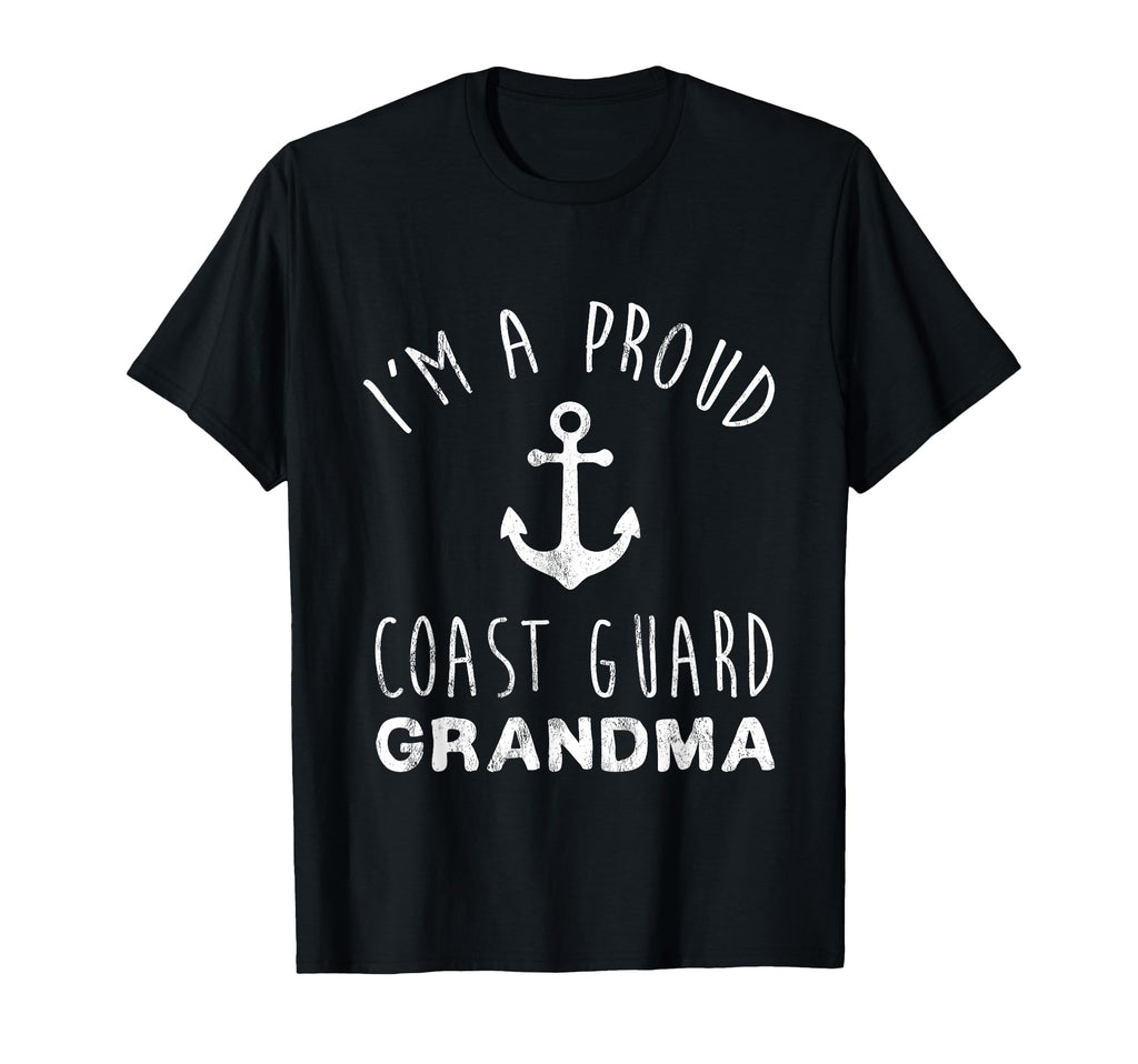 Im Proud Coast Guard Grandmother Grandma T-Shirt - Graphic Print Unisex - T-Shirt, Sweatshirt, Hoodie