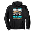 Titles Trucker Fathers Day Truck Lover Hoodie - Custom Art Print Unisex - T-Shirt, Sweatshirt, Hoodie