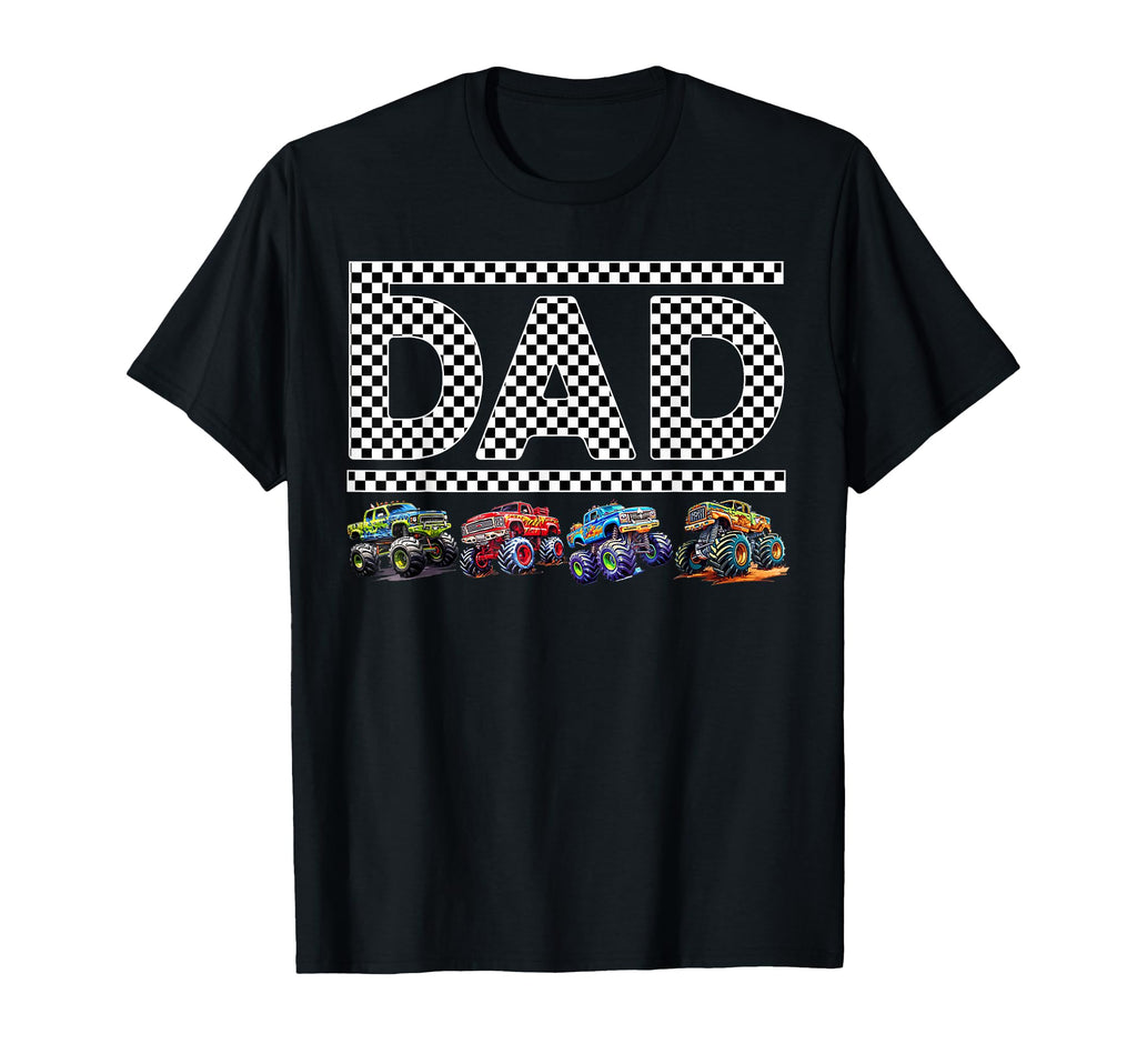 Dad Monster Truck Family Crew T-Shirt - Minimalist Print for Adults - T-Shirt, Sweatshirt, Hoodie