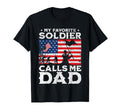 My Favorite Soldier Calls Me Dad Proud T-Shirt - Trendy Graphic Men Women - T-Shirt, Sweatshirt, Hoodie