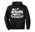 Twin Dad Twins Best Twin Father Twins Hoodie - Minimalist Print Unisex - T-Shirt, Sweatshirt, Hoodie