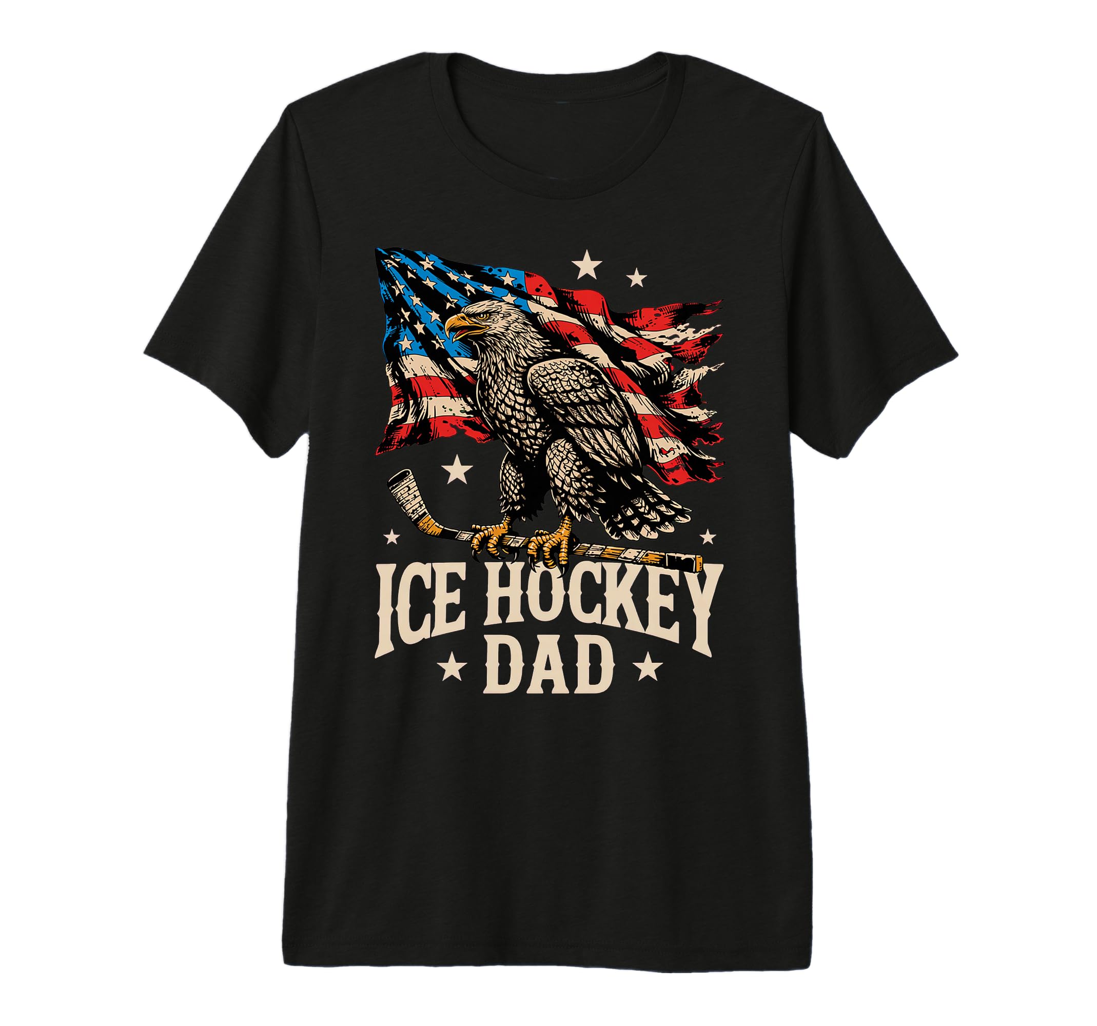 Mens Ice Hockey Dad Tri Blend T-Shirt - Streetwear Style Men Women - T-Shirt, Sweatshirt, Hoodie