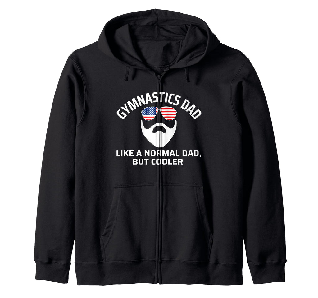 Gymnastics Dad Bearded Flag T-Shirt - Unique Graphic Unisex - T-Shirt, Sweatshirt, Hoodie