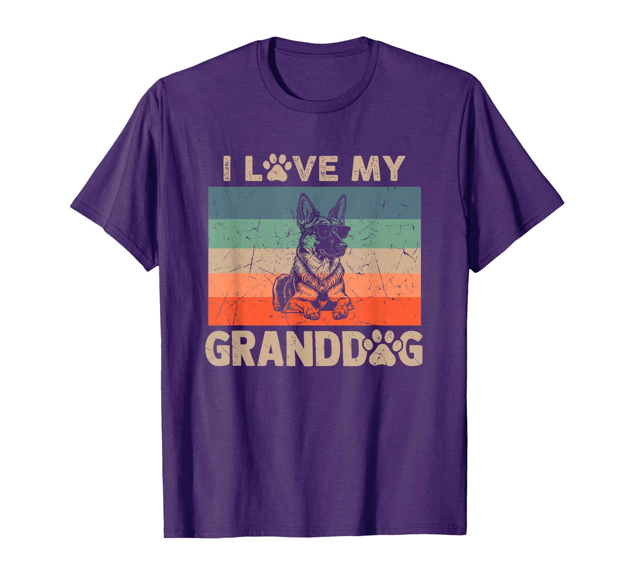 I Love My Granddog German Shepherd T-Shirt - Fun Novelty Design for Adults - T-Shirt, Sweatshirt, Hoodie