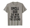 Uncle Bob Myth Legend Dad Distressed T-Shirt - Novelty Apparel Men Women - T-Shirt, Sweatshirt, Hoodie