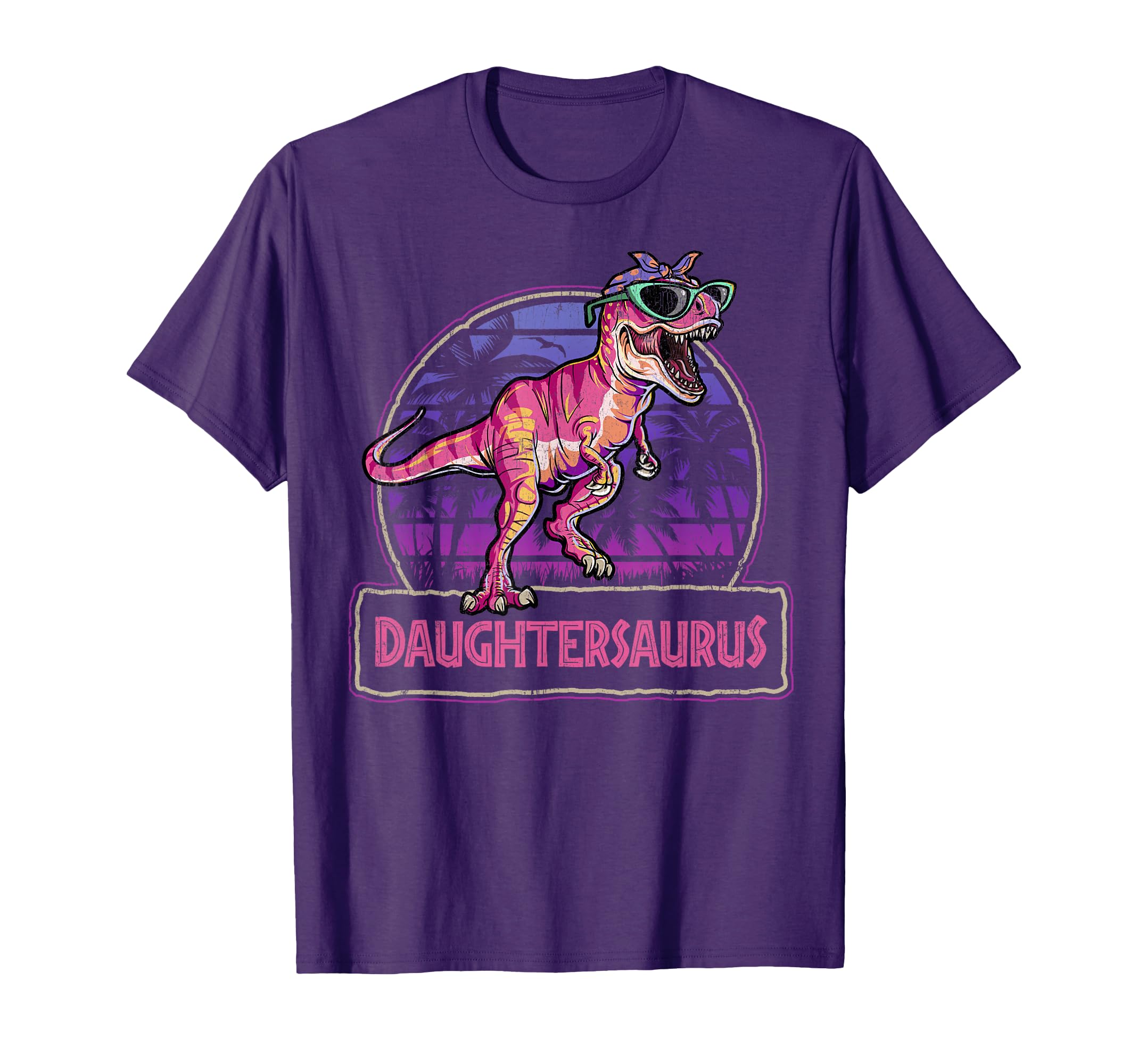 Daughtersaurus T Rex Dinosaur T-Shirt - Minimalist Print Men Women - T-Shirt, Sweatshirt, Hoodie