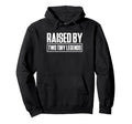 Raised Two Tiny Legends Twin Dad Father Hoodie - Custom Art Print Men Women - T-Shirt, Sweatshirt, Hoodie