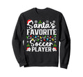 Santas Favorite Soccer Player Family Sweatshirt - Custom Art Print Unisex - T-Shirt, Sweatshirt, Hoodie