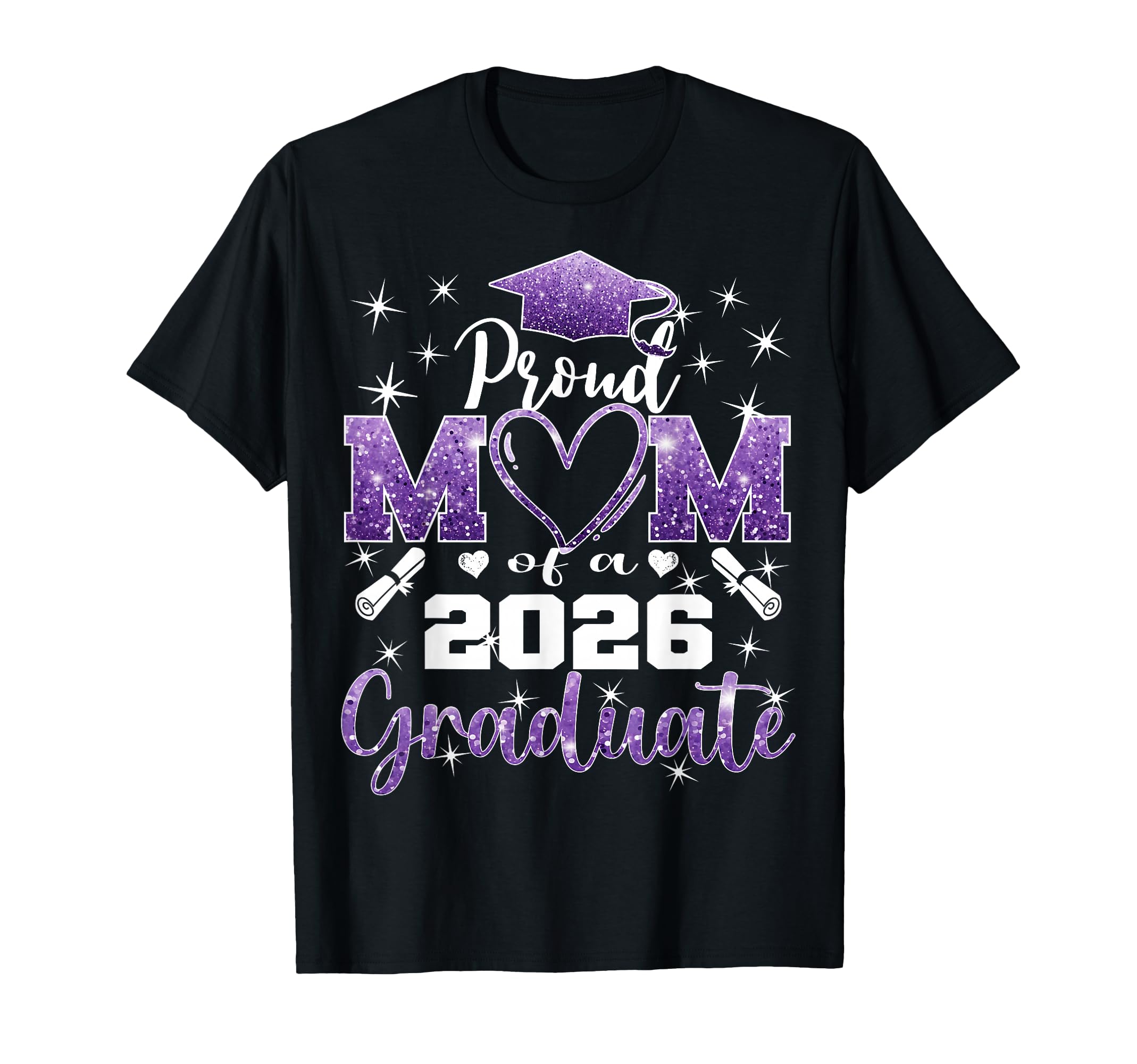 Super Proud Mom 2026 Graduate T-Shirt - Aesthetic Graphic for Adults - T-Shirt, Sweatshirt, Hoodie