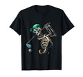 Skeleton Golf Halloween Golfer T-Shirt - Casual Everyday Wear Men Women - T-Shirt, Sweatshirt, Hoodie
