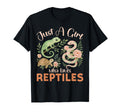 Reptile Lizard Snake Just Who Loves T-Shirt - Novelty Apparel Men Women - T-Shirt, Sweatshirt, Hoodie