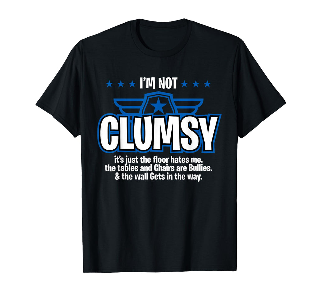 Its Just Floor Hates Me Funny Sarcastic T-Shirt - Minimalist Print Unisex - T-Shirt, Sweatshirt, Hoodie