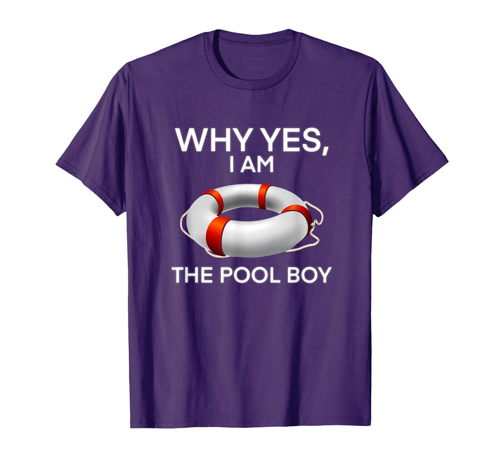 Why Yes I Am Pool Swimming Summer Job T-Shirt - Graphic Print Men Women - T-Shirt, Sweatshirt, Hoodie