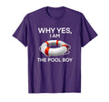 Why Yes I Am Pool Swimming Summer Job T-Shirt - Graphic Print Men Women - T-Shirt, Sweatshirt, Hoodie